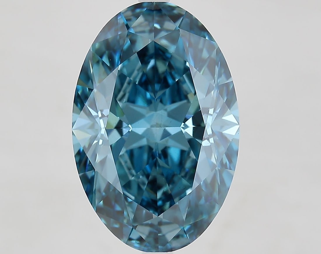 Loose Diamond - OVAL 8.29ct Fancy Vivid Blue VS1: Loose Diamond - OVAL 8.29ct Fancy Vivid Blue VS1 Source: This is a real non-mined Diamond that has been grown in a lab Shape: OVAL Carats: 8.29 Color: Fancy Vivid Blue Certification: IGI Video: