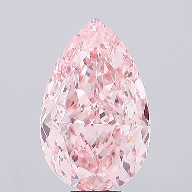 Loose Diamond - PEAR 11.01ct Fancy Vivid Pink VS1 (1 of 1)