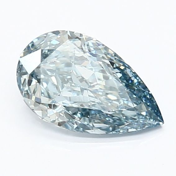 Loose Diamond - PEAR 1.06ct Fancy Intense Blue VS1: Loose Diamond - PEAR 1.06ct Fancy Intense Blue VS1 Source: This is a real non-mined Diamond that has been grown in a lab Shape: PEAR Carats: 1.06 Color: Fancy Intense Blue Certification: IGI PLEASE NO