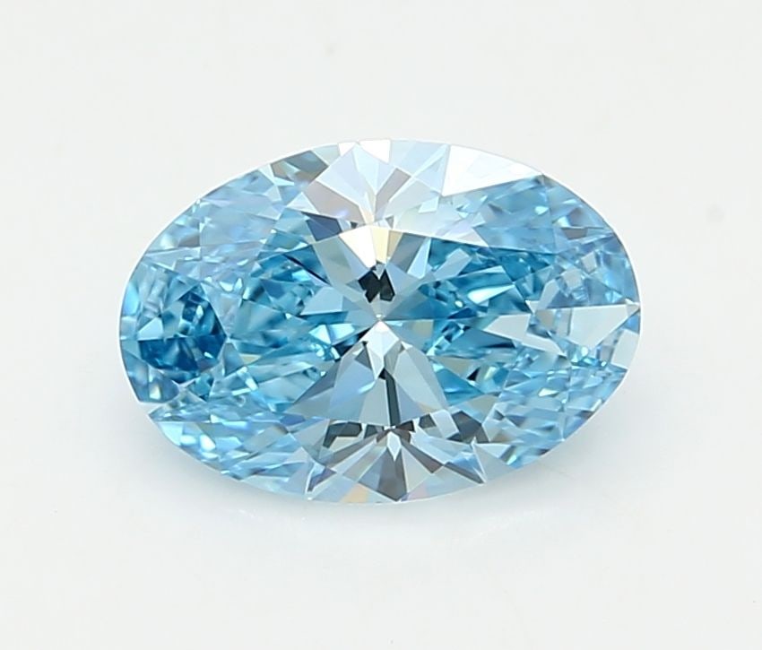 Loose Diamond - OVAL 1.5ct Fancy Vivid Blue VVS2: Loose Diamond - OVAL 1.5ct Fancy Vivid Blue VVS2 Source: This is a real non-mined Diamond that has been grown in a lab Shape: OVAL Carats: 1.5 Color: Fancy Vivid Blue Certification: IGI Video: