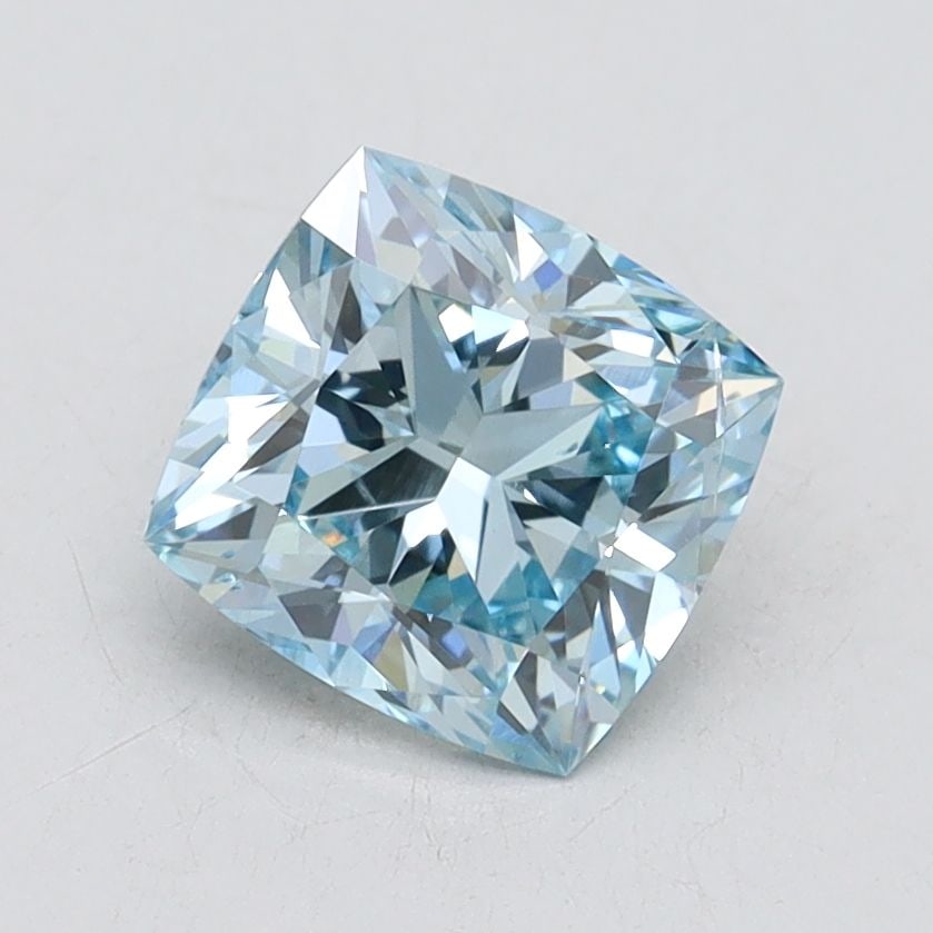 Loose Diamond - CUSHION MODIFIED 1.33ct Fancy Intense Blue SI1: Loose Diamond - CUSHION MODIFIED 1.33ct Fancy Intense Blue SI1 Source: This is a real non-mined Diamond that has been grown in a lab Shape: CUSHION MODIFIED Carats: 1.33 Color: Fancy Intense Blue Cert