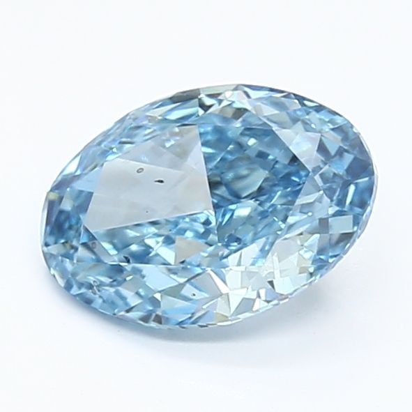 Loose Diamond - OVAL 1.38ct Fancy Vivid Blue VS2: Loose Diamond - OVAL 1.38ct Fancy Vivid Blue VS2 Source: This is a real non-mined Diamond that has been grown in a lab Shape: OVAL Carats: 1.38 Color: Fancy Vivid Blue Certification: IGI Video: