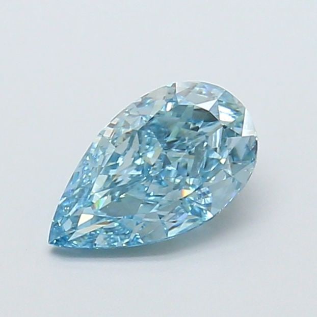 Loose Diamond - PEAR 1.12ct Fancy Vivid Blue VVS2: Loose Diamond - PEAR 1.12ct Fancy Vivid Blue VVS2 Source: This is a real non-mined Diamond that has been grown in a lab Shape: PEAR Carats: 1.12 Color: Fancy Vivid Blue Certification: IGI Video:
