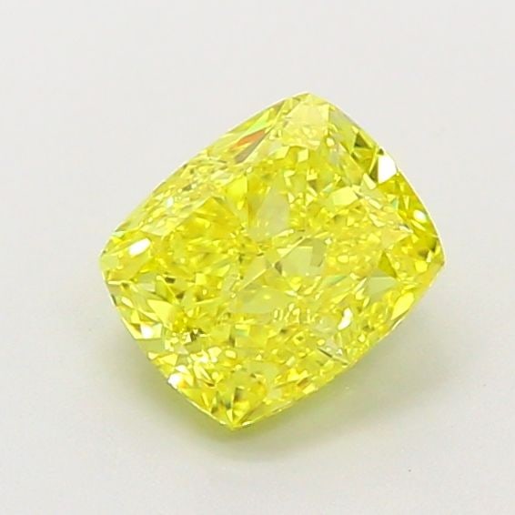 Loose Diamond - CUSHION MODIFIED 1.18ct Fancy Vivid Yellow VVS2: Loose Diamond - CUSHION MODIFIED 1.18ct Fancy Vivid Yellow VVS2 Source: This is a real non-mined Diamond that has been grown in a lab Shape: CUSHION MODIFIED Carats: 1.18 Color: Fancy Vivid Yellow Cer