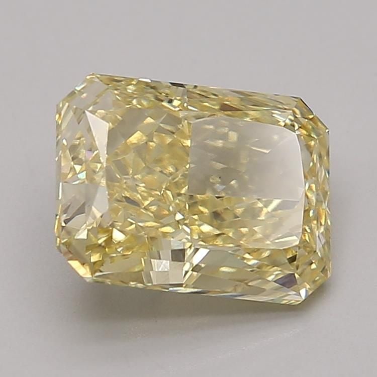 Loose Diamond - RADIANT 2.56ct Fancy Intense Yellow VS1: Loose Diamond - RADIANT 2.56ct Fancy Intense Yellow VS1 Source: This is a real non-mined Diamond that has been grown in a lab Shape: RADIANT Carats: 2.56 Color: Fancy Intense Yellow Certification: IGI