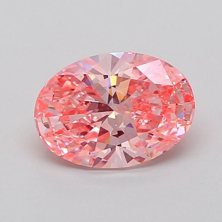 Loose Diamond - OVAL 2.02ct Fancy Vivid Pink VS2: Loose Diamond - OVAL 2.02ct Fancy Vivid Pink VS2 Source: This is a real non-mined Diamond that has been grown in a lab Shape: OVAL Carats: 2.02 Color: Fancy Vivid Pink Certification: IGI Video: