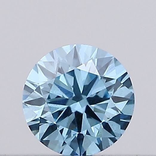 Loose Diamond - ROUND 0.16ct Fancy Vivid Blue SI1 (1 of 1)