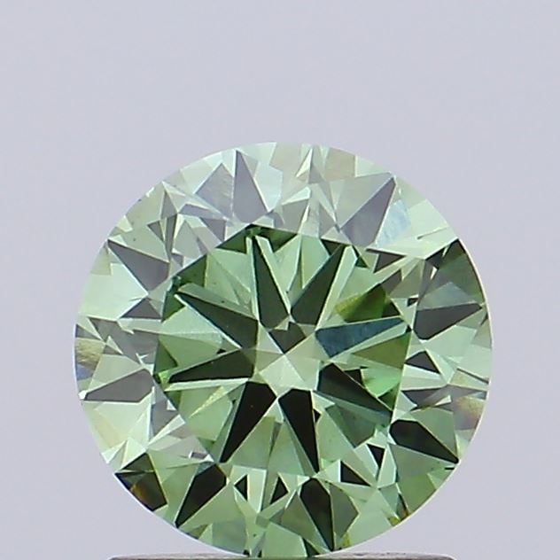 Loose Diamond - ROUND 1.11ct Fancy Vivid Green VS1: Loose Diamond - ROUND 1.11ct Fancy Vivid Green VS1 Source: This is a real non-mined Diamond that has been grown in a lab Shape: ROUND Carats: 1.11 Color: Fancy Vivid Green Certification: IGI Video: