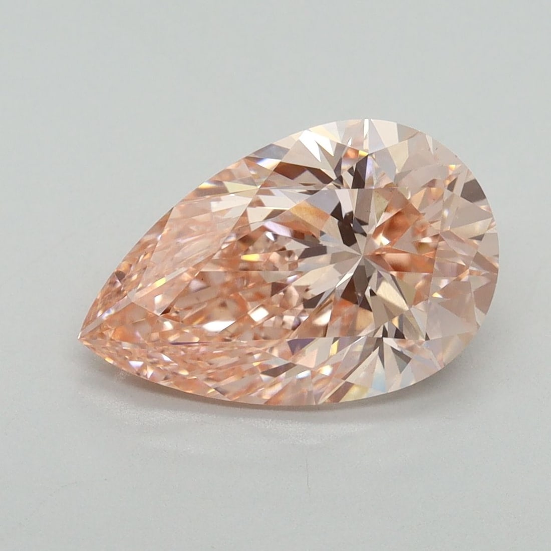 Loose Diamond - PEAR 3.01ct Fancy Vivid Pink VS1: Loose Diamond - PEAR 3.01ct Fancy Vivid Pink VS1 Source: This is a real non-mined Diamond that has been grown in a lab Shape: PEAR Carats: 3.01 Color: Fancy Vivid Pink Certification: IGI Video: