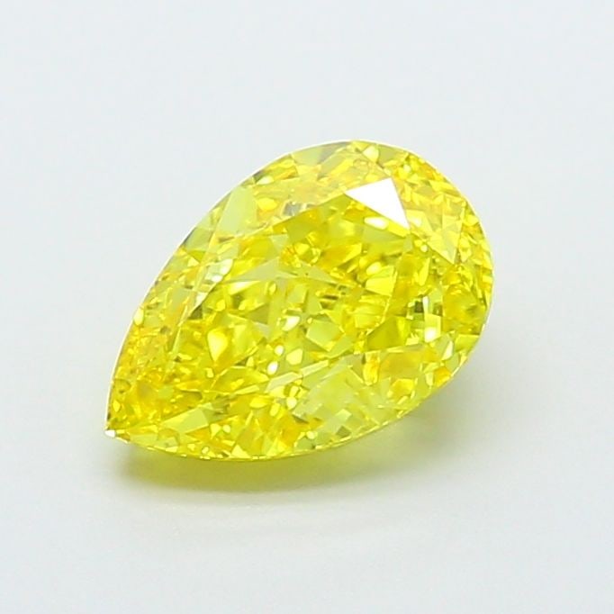 Loose Diamond - PEAR 2.22ct Fancy Vivid Yellow VVS2: Loose Diamond - PEAR 2.22ct Fancy Vivid Yellow VVS2 Source: This is a real non-mined Diamond that has been grown in a lab Shape: PEAR Carats: 2.22 Color: Fancy Vivid Yellow Certification: IGI Video: