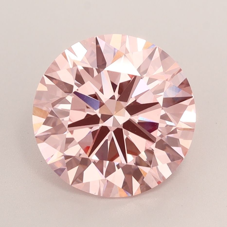 Ideal Loose Diamond - ROUND 3.2ct Fancy Intense Pink VS1: Ideal Loose Diamond - ROUND 3.2ct Fancy Intense Pink VS1 Source: This is a real non-mined Diamond that has been grown in a lab Shape: ROUND Carats: 3.2 Color: Fancy Intense Pink Certification: IGI