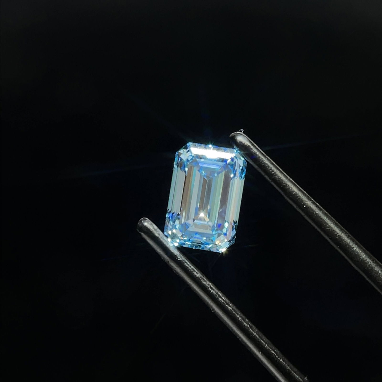 Loose Diamond - EMERALD 1.25ct Fancy Intense Blue VS1 (1 of 1)