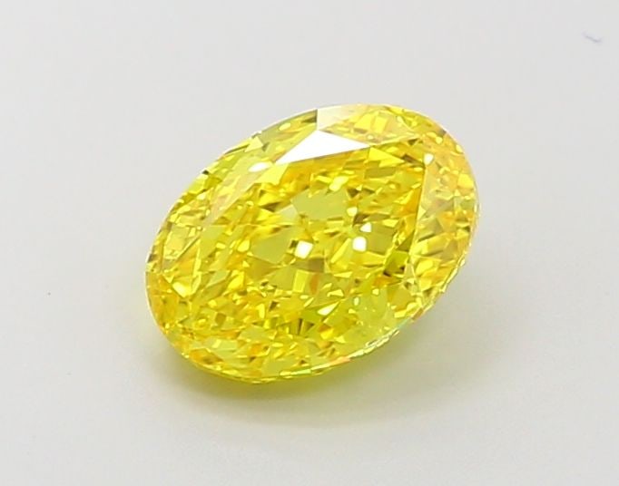 Loose Diamond - OVAL 2.01ct Fancy Vivid Yellow VS1: Loose Diamond - OVAL 2.01ct Fancy Vivid Yellow VS1 Source: This is a real non-mined Diamond that has been grown in a lab Shape: OVAL Carats: 2.01 Color: Fancy Vivid Yellow Certification: IGI Video: