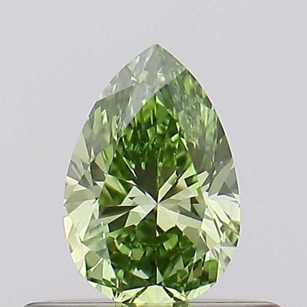 Loose Diamond - PEAR 0.32ct Fancy Vivid Green VS1: Loose Diamond - PEAR 0.32ct Fancy Vivid Green VS1 Source: This is a real non-mined Diamond that has been grown in a lab Shape: PEAR Carats: 0.32 Color: Fancy Vivid Green Certification: NONE Video:
