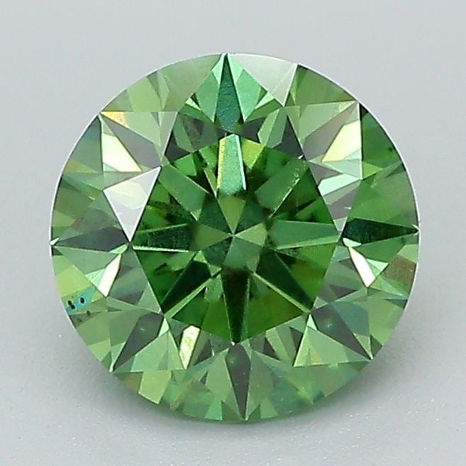 Loose Diamond - ROUND 1.51ct Fancy Vivid Green VS1 (1 of 1)