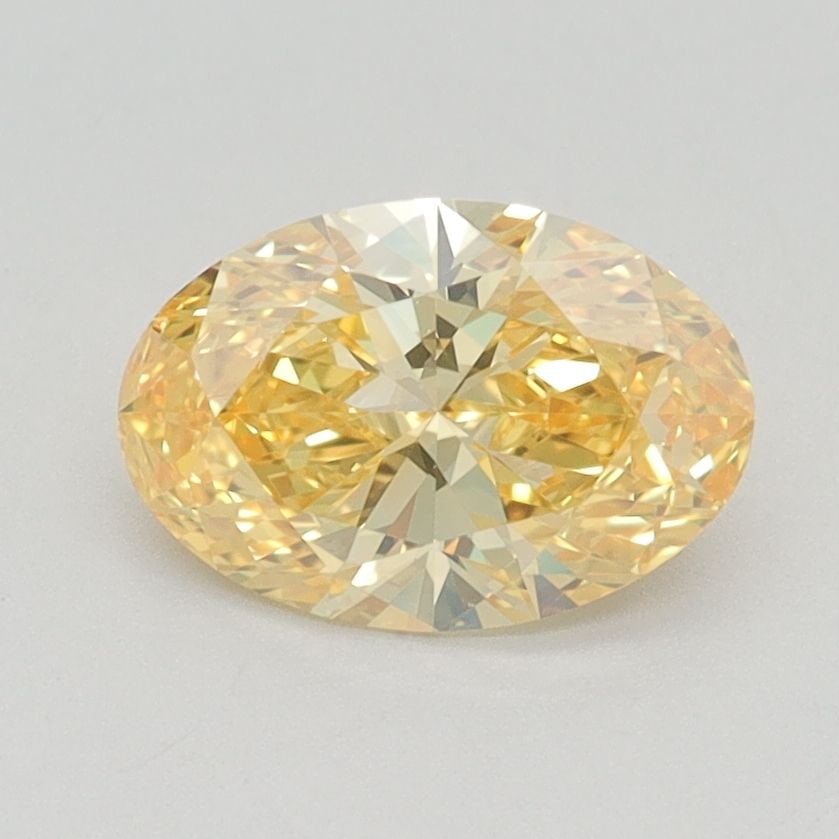 Loose Diamond - OVAL 1.01ct Fancy Vivid Yellow VS1: Loose Diamond - OVAL 1.01ct Fancy Vivid Yellow VS1 Source: This is a real non-mined Diamond that has been grown in a lab Shape: OVAL Carats: 1.01 Color: Fancy Vivid Yellow Certification: IGI Video: