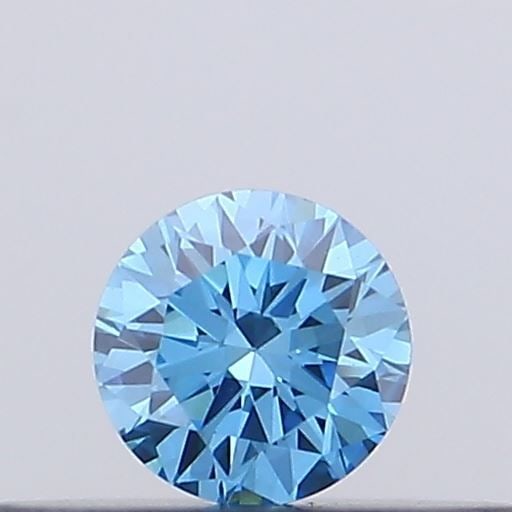 Loose Diamond - ROUND 0.11ct Fancy Vivid Blue VVS2 (1 of 1)