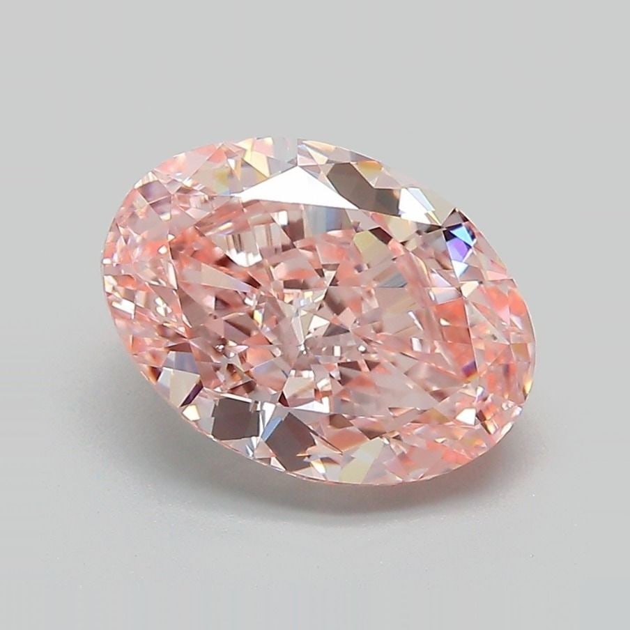 Loose Diamond - OVAL 3.06ct Fancy Intense Pink VVS2: Loose Diamond - OVAL 3.06ct Fancy Intense Pink VVS2 Source: This is a real non-mined Diamond that has been grown in a lab Shape: OVAL Carats: 3.06 Color: Fancy Intense Pink Certification: IGI Video: