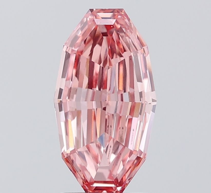 Loose Diamond - OTHER 2.05ct Fancy Vivid Brownish Pink VS1: Loose Diamond - OTHER 2.05ct Fancy Vivid Brownish Pink VS1 Source: This is a real non-mined Diamond that has been grown in a lab Shape: OTHER Carats: 2.05 Color: Fancy Vivid Brownish Pink Certificatio