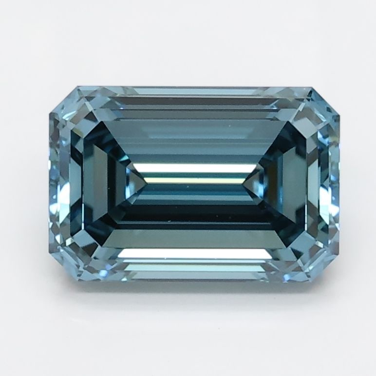 Loose Diamond - EMERALD 1.72ct Blue VVS2 (1 of 1)
