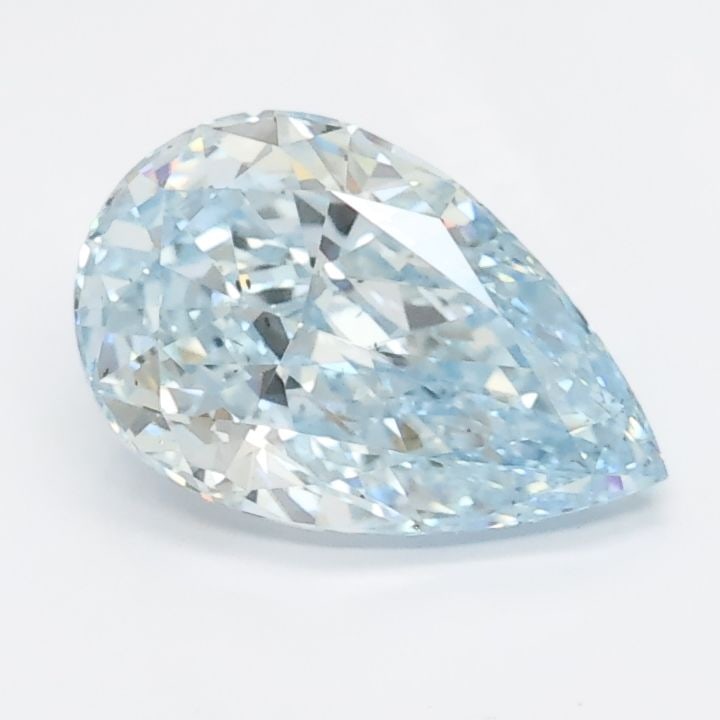 Loose Diamond - PEAR 1.07ct Blue SI1: Loose Diamond - PEAR 1.07ct Blue SI1 Source: This is a real non-mined Diamond that has been grown in a lab Shape: PEAR Carats: 1.07 Color: Blue Certification: NONE Video: