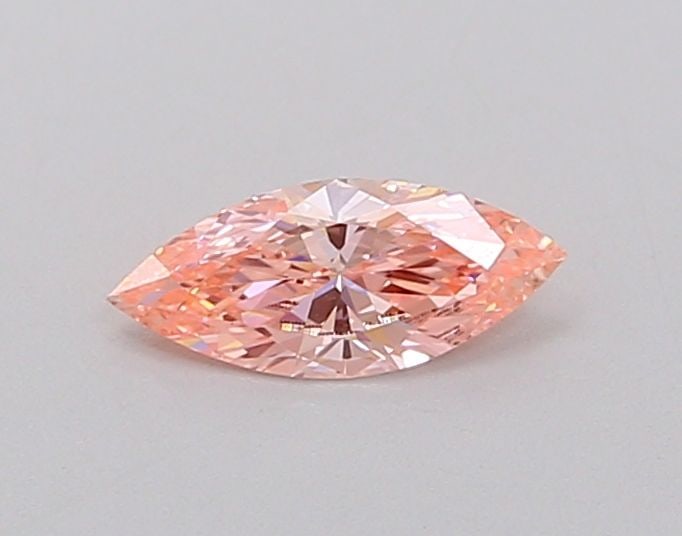 Loose Diamond - MARQUISE 0.26ct Fancy Vivid Pink VS1: Loose Diamond - MARQUISE 0.26ct Fancy Vivid Pink VS1 Source: This is a real non-mined Diamond that has been grown in a lab Shape: MARQUISE Carats: 0.26 Color: Fancy Vivid Pink Certification: IGI Video