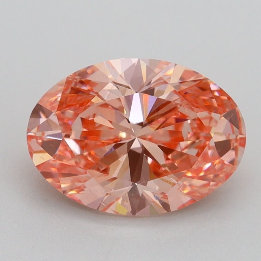 Loose Diamond - OVAL 2.2ct Fancy Vivid Pink SI2: Loose Diamond - OVAL 2.2ct Fancy Vivid Pink SI2 Source: This is a real non-mined Diamond that has been grown in a lab Shape: OVAL Carats: 2.2 Color: Fancy Vivid Pink Certification: IGI Video: