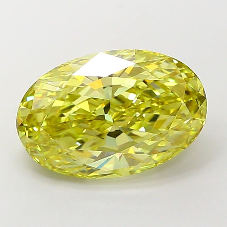 Loose Diamond - OVAL 4.72ct Fancy Intense Yellow VVS2: Loose Diamond - OVAL 4.72ct Fancy Intense Yellow VVS2 Source: This is a real non-mined Diamond that has been grown in a lab Shape: OVAL Carats: 4.72 Color: Fancy Intense Yellow Certification: IGI Vide