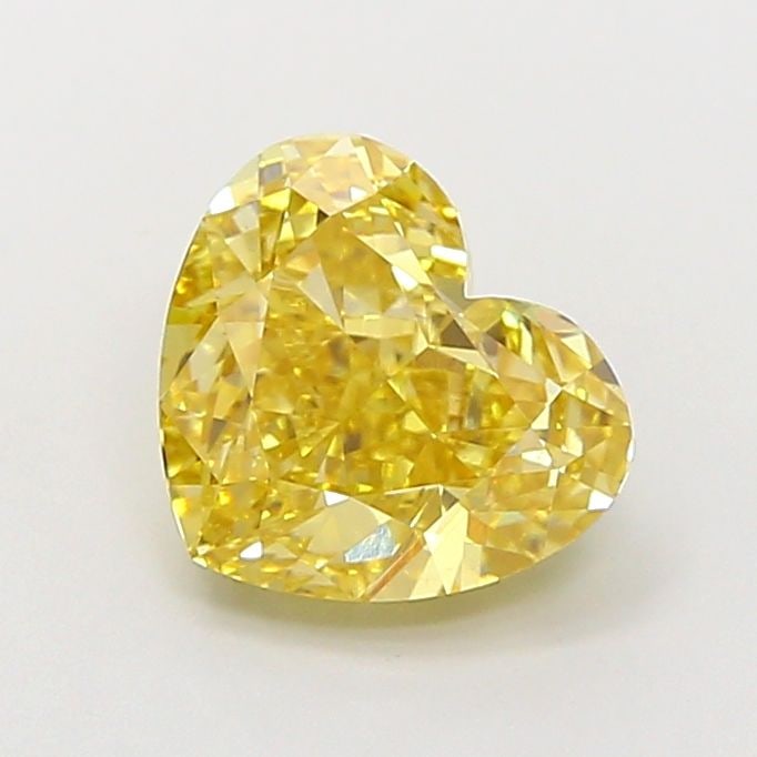 Loose Diamond - HEART 2.01ct Fancy Intense Yellow VS1: Loose Diamond - HEART 2.01ct Fancy Intense Yellow VS1 Source: This is a real non-mined Diamond that has been grown in a lab Shape: HEART Carats: 2.01 Color: Fancy Intense Yellow Certification: IGI Vid