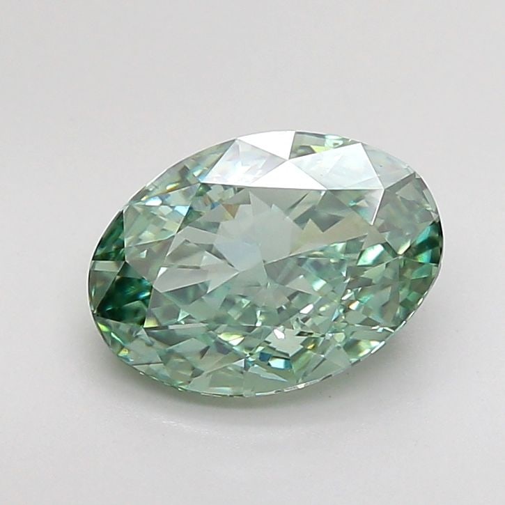 Loose Diamond - OVAL 2.03ct Fancy Vivid Green VVS2 (1 of 1)