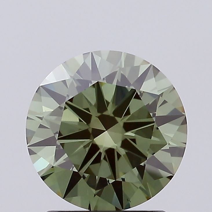 Loose Diamond - ROUND 1.5ct Fancy Vivid Green VS1: Loose Diamond - ROUND 1.5ct Fancy Vivid Green VS1 Source: This is a real non-mined Diamond that has been grown in a lab Shape: ROUND Carats: 1.5 Color: Fancy Vivid Green Certification: IGI Video: