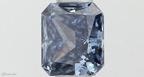 Loose Diamond - RADIANT 0.37ct Fancy Deep Blue SI2 (1 of 1)