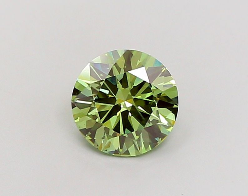 Loose Diamond - ROUND 2.09ct Fancy Vivid Green SI1: Loose Diamond - ROUND 2.09ct Fancy Vivid Green SI1 Source: This is a real non-mined Diamond that has been grown in a lab Shape: ROUND Carats: 2.09 Color: Fancy Vivid Green Certification: NONE Video: