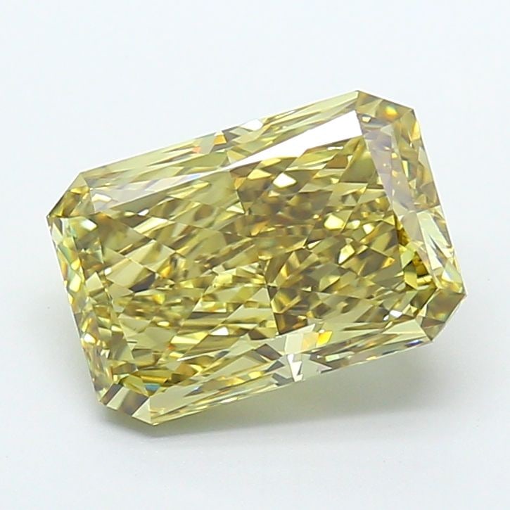 Loose Diamond - RADIANT 4.09ct Fancy Gray Yellow VS1: Loose Diamond - RADIANT 4.09ct Fancy Gray Yellow VS1 Source: This is a real non-mined Diamond that has been grown in a lab Shape: RADIANT Carats: 4.09 Color: Fancy Gray Yellow Certification: IGI Video