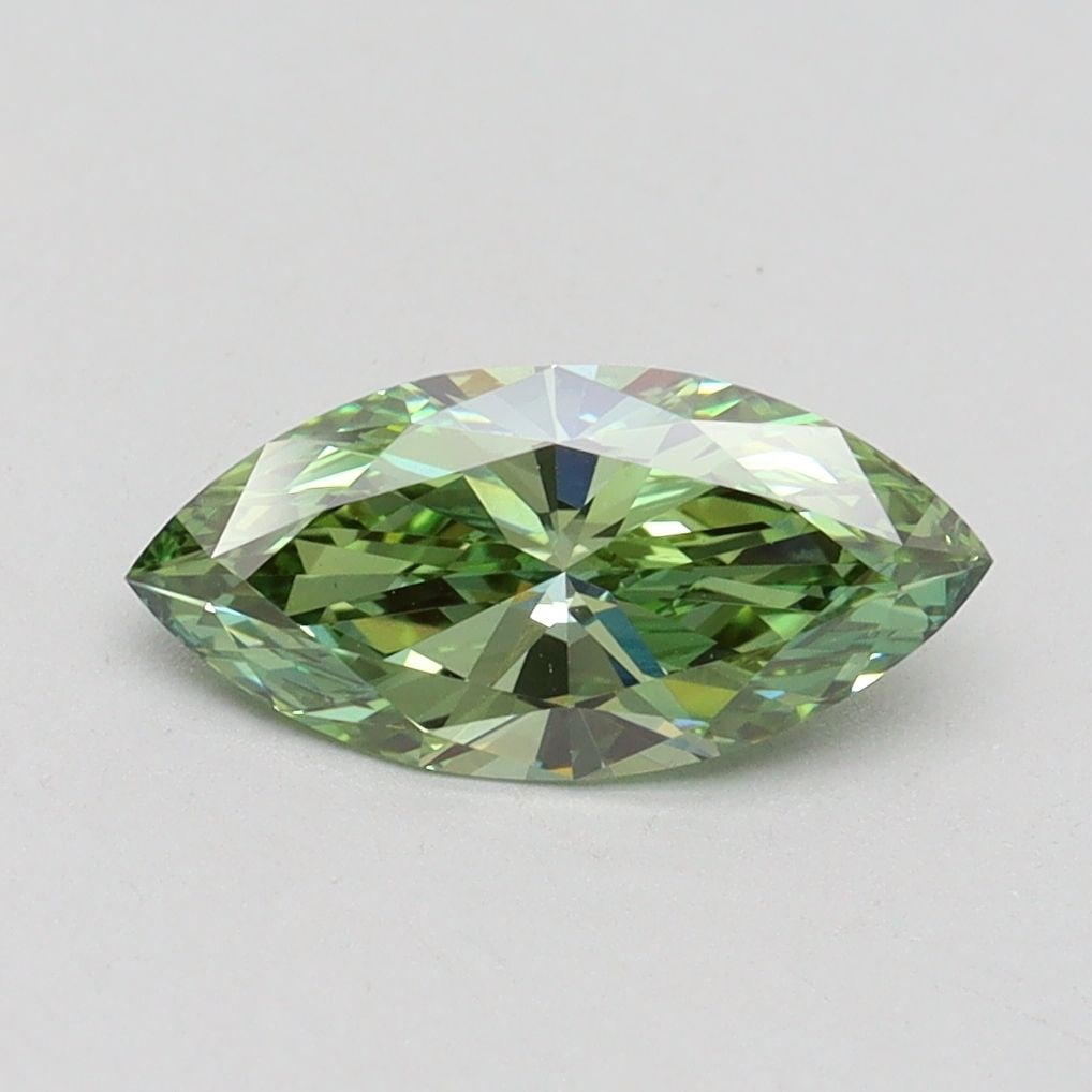 Loose Diamond - MARQUISE 1.02ct Fancy Vivid Green VVS2 (1 of 1)