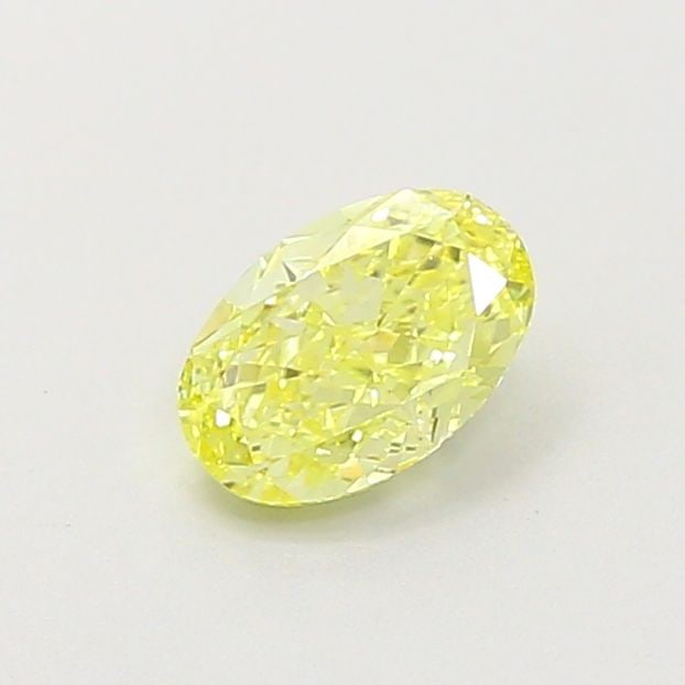 Loose Diamond - OVAL 0.51ct Fancy Intense Yellow VVS1: Loose Diamond - OVAL 0.51ct Fancy Intense Yellow VVS1 Source: This is a real non-mined Diamond that has been grown in a lab Shape: OVAL Carats: 0.51 Color: Fancy Intense Yellow Certification: IGI Vide