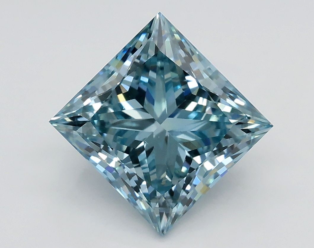 Loose Diamond - PRINCESS 2.53ct Fancy Intense Blue SI1 (1 of 1)