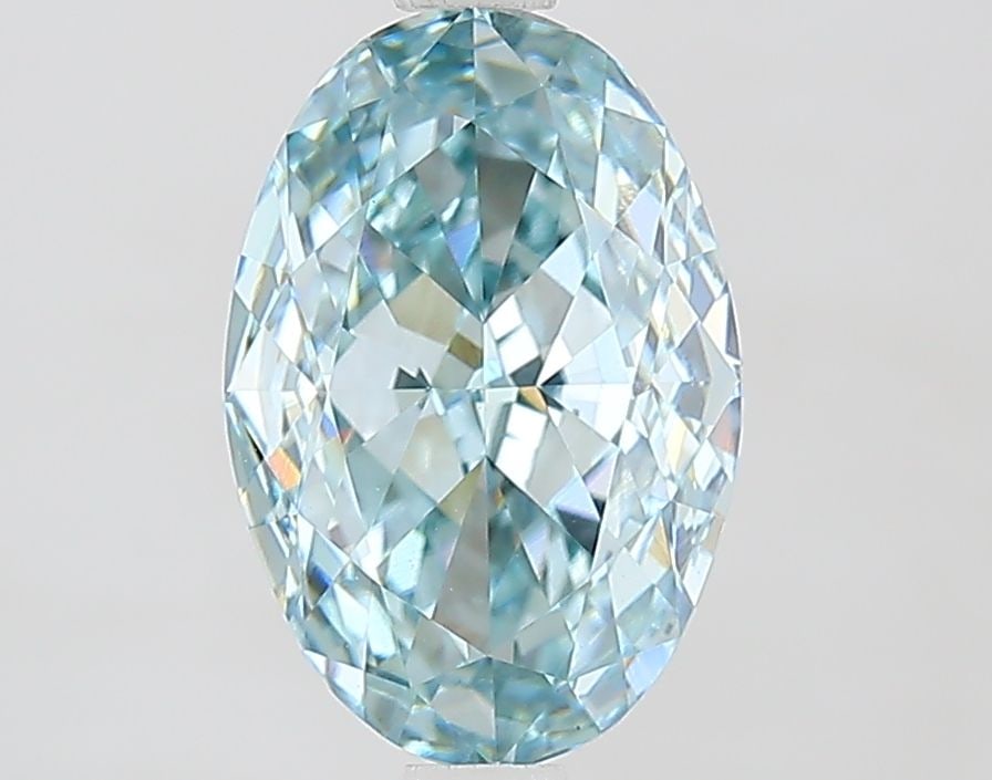 Loose Diamond - OVAL 2.51ct Fancy Intense Green Blue VS1: Loose Diamond - OVAL 2.51ct Fancy Intense Green Blue VS1 Source: This is a real non-mined Diamond that has been grown in a lab Shape: OVAL Carats: 2.51 Color: Fancy Intense Green Blue Certification: I