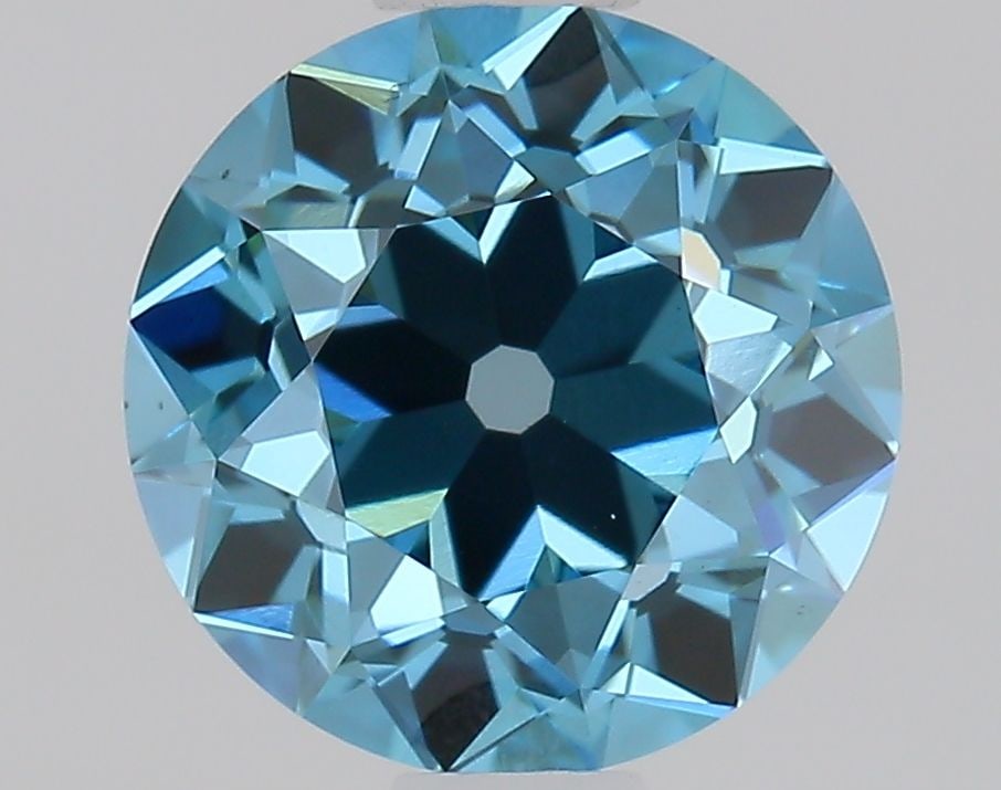 Loose Diamond - EUROPEAN CUT 1.01ct Fancy Vivid Blue VS1: Loose Diamond - EUROPEAN CUT 1.01ct Fancy Vivid Blue VS1 Source: This is a real non-mined Diamond that has been grown in a lab Shape: EUROPEAN CUT Carats: 1.01 Color: Fancy Vivid Blue Certification: I
