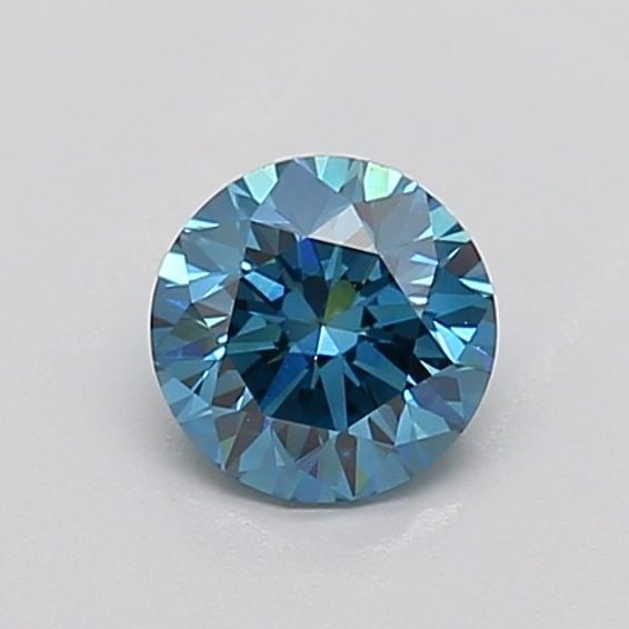 Loose Diamond - ROUND 0.55ct Fancy Vivid Blue VS1 (1 of 1)