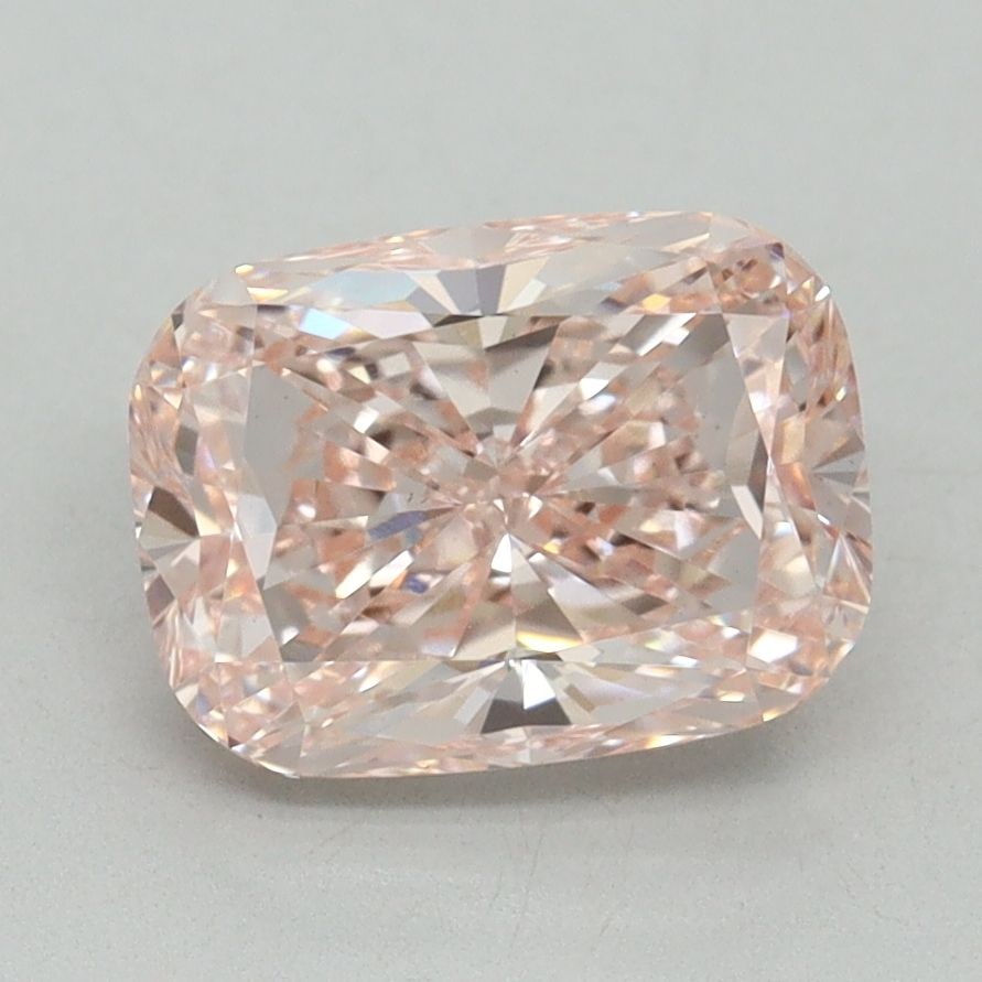 Loose Diamond - CUSHION BRILLIANT 2.1ct Fancy Intense Pink VS1: Loose Diamond - CUSHION BRILLIANT 2.1ct Fancy Intense Pink VS1 Source: This is a real non-mined Diamond that has been grown in a lab Shape: CUSHION BRILLIANT Carats: 2.1 Color: Fancy Intense Pink Cert