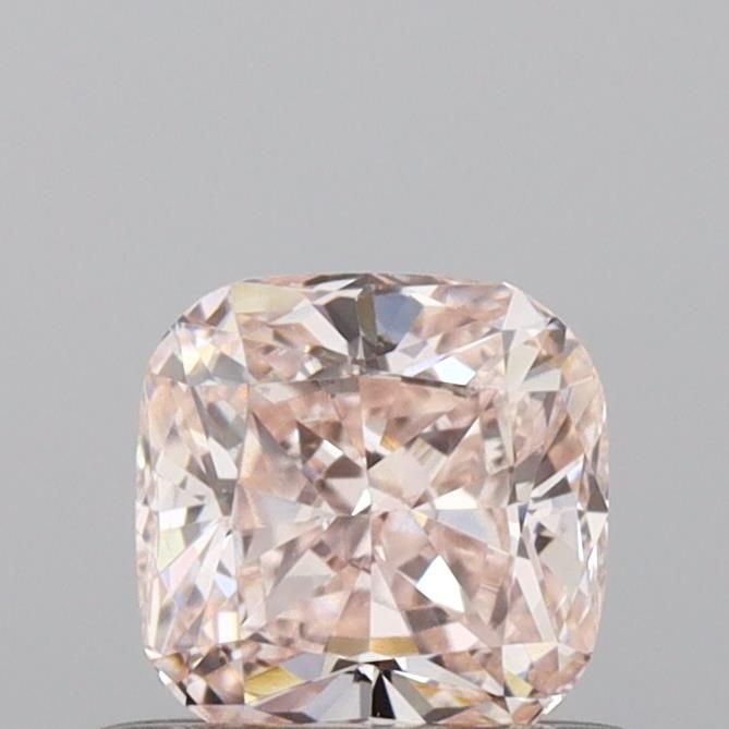 Loose Diamond - CUSHION BRILLIANT 0.53ct Fancy Light Pink VS1: Loose Diamond - CUSHION BRILLIANT 0.53ct Fancy Light Pink VS1 Source: This is a real non-mined Diamond that has been grown in a lab Shape: CUSHION BRILLIANT Carats: 0.53 Color: Fancy Light Pink