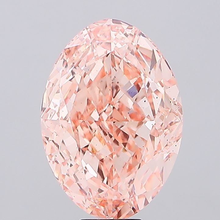 Loose Diamond - OVAL 16.27ct Fancy Intense Pink VS2: Loose Diamond - OVAL 16.27ct Fancy Intense Pink VS2 Source: This is a real non-mined Diamond that has been grown in a lab Shape: OVAL Carats: 16.27 Color: Fancy Intense Pink Certification: IGI Video: