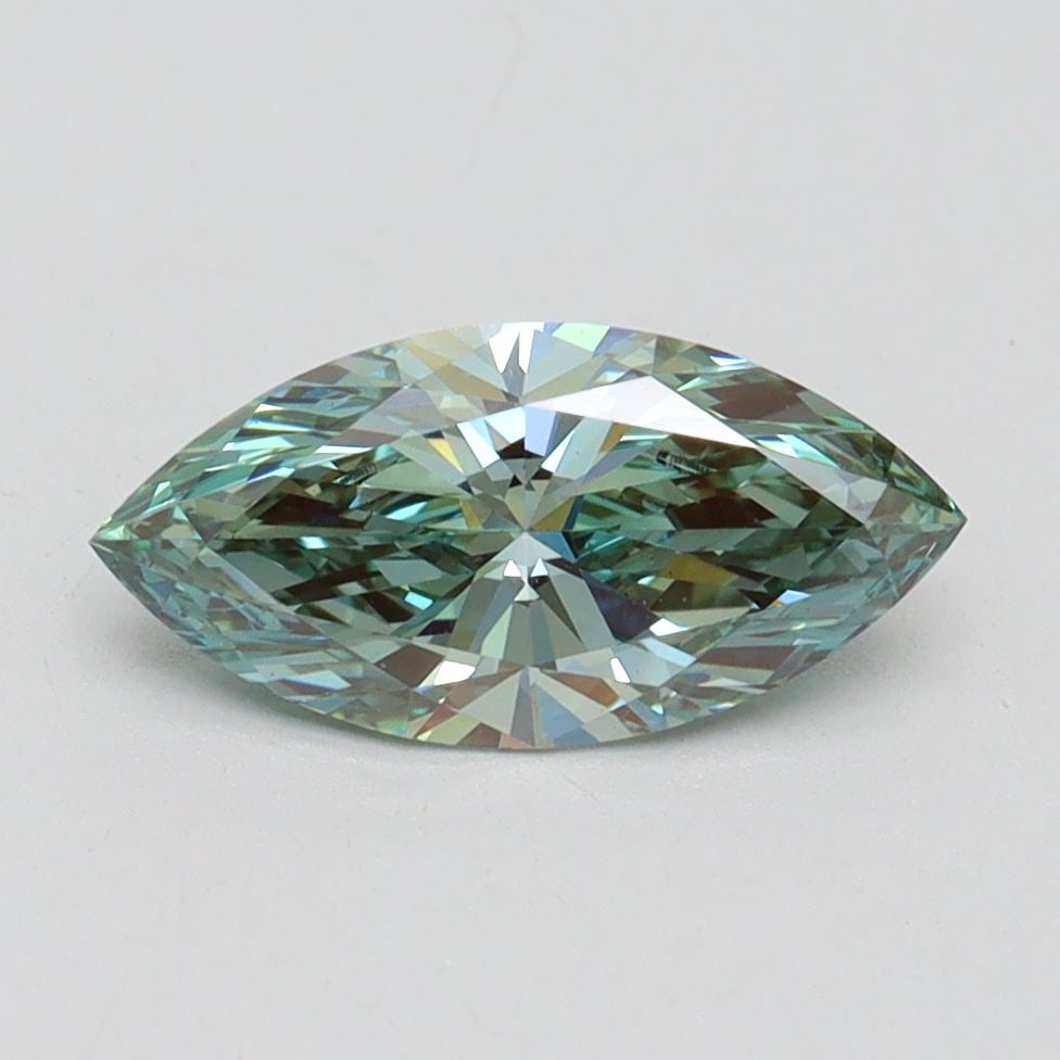 Loose Diamond - MARQUISE 1.06ct Fancy Vivid Green VS1 (1 of 1)
