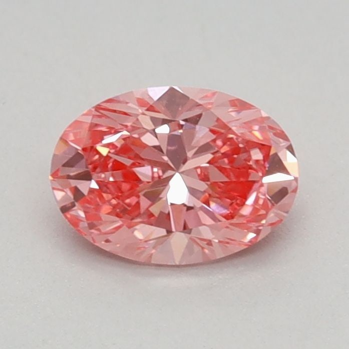 Loose Diamond - OVAL 0.46ct Fancy Vivid Pink VS1: Loose Diamond - OVAL 0.46ct Fancy Vivid Pink VS1 Source: This is a real non-mined Diamond that has been grown in a lab Shape: OVAL Carats: 0.46 Color: Fancy Vivid Pink Certification: IGI Video: