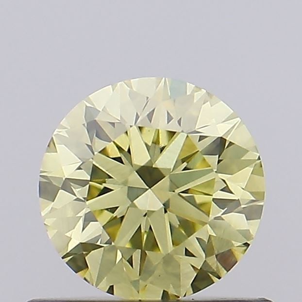 Loose Diamond - ROUND 0.52ct Fancy Vivid Yellow VS2: Loose Diamond - ROUND 0.52ct Fancy Vivid Yellow VS2 Source: This is a real non-mined Diamond that has been grown in a lab Shape: ROUND Carats: 0.52 Color: Fancy Vivid Yellow Certification: NONE Video: