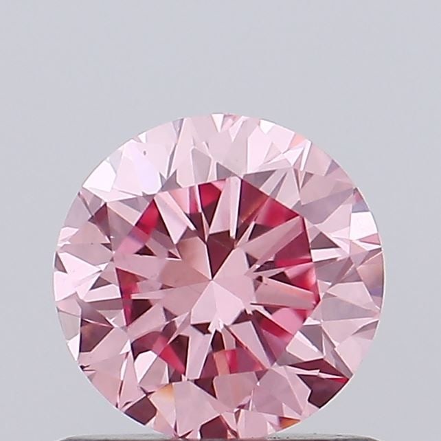 Loose Diamond - ROUND 0.65ct Fancy Intense Pink VVS2 (1 of 1)