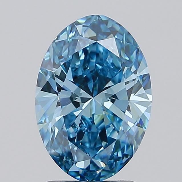 Loose Diamond - OVAL 2.0ct Fancy Vivid Blue VS1: Loose Diamond - OVAL 2.0ct Fancy Vivid Blue VS1 Source: This is a real non-mined Diamond that has been grown in a lab Shape: OVAL Carats: 2.0 Color: Fancy Vivid Blue Certification: IGI Video:
