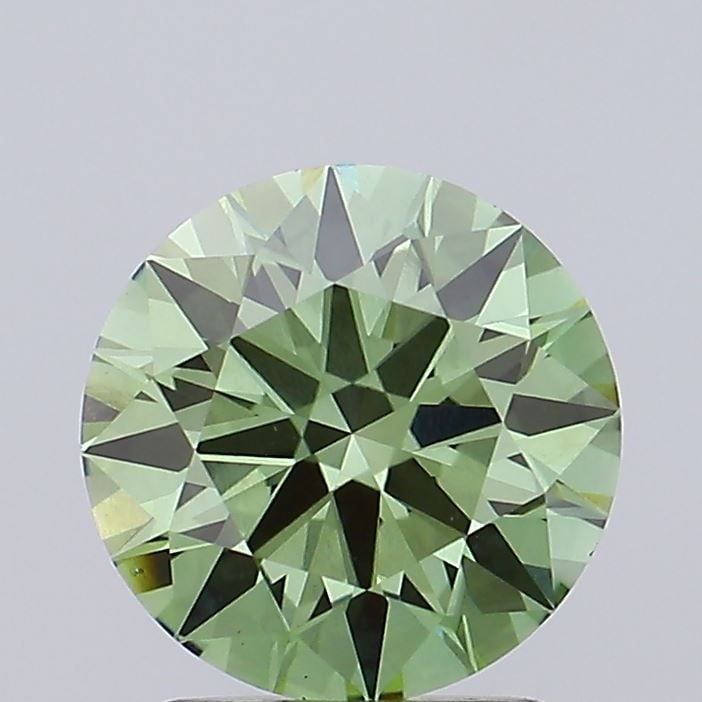 Ideal Loose Diamond - ROUND 1.66ct Fancy Vivid Green VS1 (1 of 1)