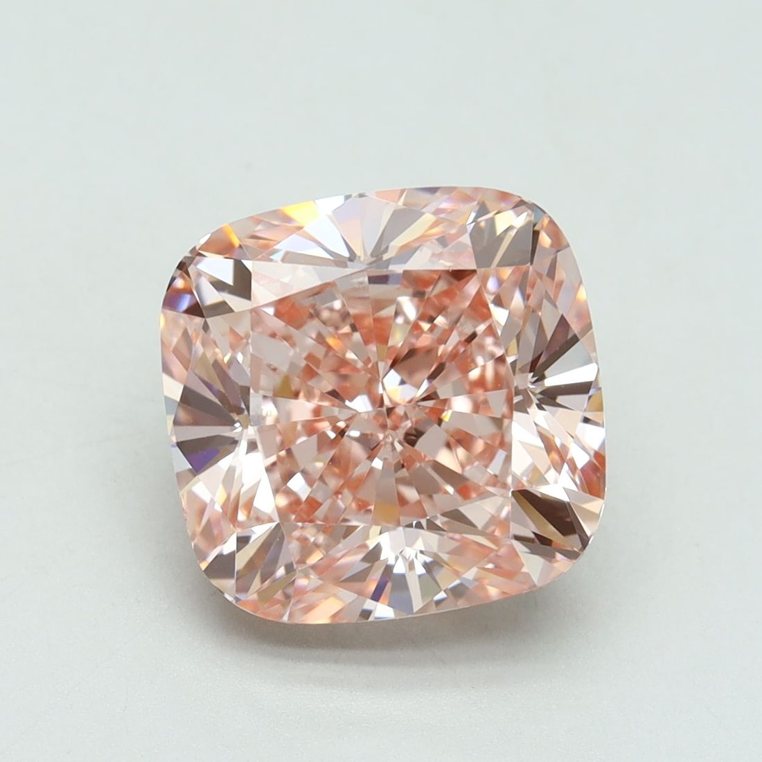 Loose Diamond - CUSHION BRILLIANT 5.03ct Fancy Intense Pink VS1: Loose Diamond - CUSHION BRILLIANT 5.03ct Fancy Intense Pink VS1 Source: This is a real non-mined Diamond that has been grown in a lab Shape: CUSHION BRILLIANT Carats: 5.03 Color: Fancy Intense Pink Ce